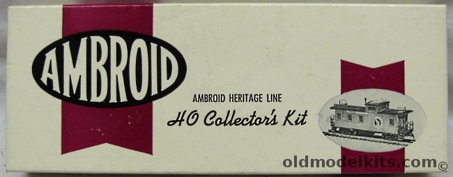 Ambroid 1/87 PRR Pennsylvania X23 40 Foot Outside Braced Box Car - HO Craftsman Kit, H-16 plastic model kit